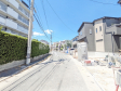 接道状況および現場風景　【福岡市東区多々良２丁目】