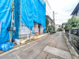 接道状況および現場風景　【和光市南１丁目】 ここに住む方を想像して、着々と建築しております！ 