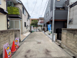 接道状況および現場風景 【杉並区下井草2丁目】 接道状況および現場風景 【杉並区下井草2丁目】
