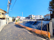 接道状況および現場風景　【三鷹市井の頭２丁目】