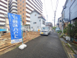 接道状況および現場風景　【富士見市水谷東３丁目】