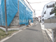 接道状況および現場風景 【中野区白鷺2丁目】 接道状況および現場風景 【中野区白鷺2丁目】