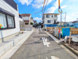 接道状況および現場風景　【中野区白鷺２丁目】