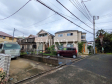 接道状況および現場風景　【調布市西つつじケ丘４丁目】