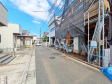 接道状況および現場風景　【練馬区大泉町５丁目】
