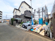 接道状況および現場風景　【三鷹市中原１丁目】