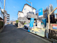 接道状況および現場風景　【三鷹市中原１丁目】
