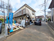 接道状況および現場風景　【三鷹市中原１丁目】