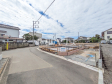 接道状況および現場風景　【武蔵村山市神明４丁目】
