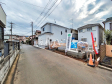 接道状況および現場風景 【所沢市青葉台】 接道状況および現場風景 【所沢市青葉台】