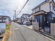 接道状況および現場風景　【立川市栄町２丁目】