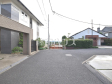 接道状況および現場風景　【世田谷区成城４丁目】