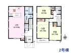 東大和市芋窪4丁目　全2棟／2号棟　新築分譲住宅物件画像