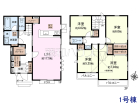 八王子市長沼町　全2棟／1号棟　新築分譲住宅物件画像