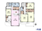 清瀬市中里3丁目　全2棟／1号棟　新築分譲住宅物件画像