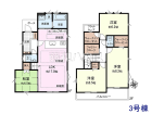 武蔵村山市中央3丁目　全10棟／3号棟　未入居戸建て物件画像