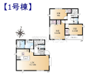 練馬区下石神井1丁目　全2棟／1号棟　新築分譲住宅物件画像