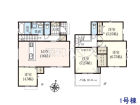 所沢市大字北秋津　全2棟／1号棟　新築分譲住宅物件画像