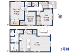 府中市西府町4丁目　全2棟／2号棟　新築分譲住宅物件画像