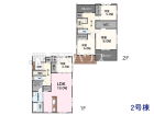 糟屋郡粕屋町戸原東1丁目　全3棟／2号棟　新築分譲住宅物件画像