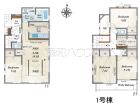 練馬区上石神井1丁目　全2棟／1号棟　新築分譲住宅物件画像