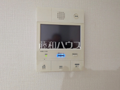 TVモニター付インターフォン　【ロイヤルステージ北野】防犯に役立つTVモニター付インターフォン
