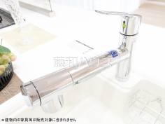 浄水器一体型水栓　【ロイヤルステージ北野】いつでもおいしいお水が飲める浄水器一体型水栓も完備 
