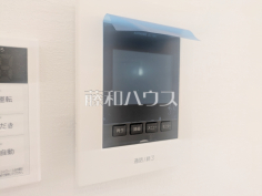 防犯に役立つTVモニター付インターフォン 　【新座市東３丁目】