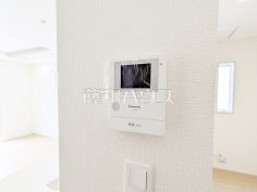 2号棟　TVモニター付きインターホン　【三鷹市北野２丁目】防犯に役立つTVモニター付きインターホン