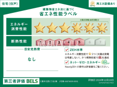 <span>【1号棟  省エネ性能ラベル】</span><span>※販売住戸が複数の場合、本ラベルは特定の住戸の性能を示すものであり、全ての住戸の性能を示すものではありません。</span>