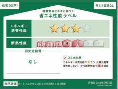 省エネ性能ラベル　【小平市大沼町４丁目】