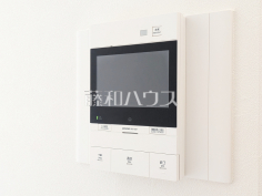 TVモニター付インターフォン　【レーベンハイムフォレチッタ・ガーデン】防犯に役立つTVモニター付インターフォン
