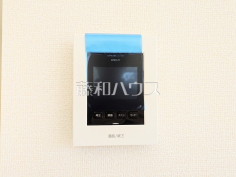 1号棟　TVモニター付きインターホン　【府中市北山町２丁目】訪問者がわかるTVモニター付インターホンは、お子様のお留守番にも活躍するかも？！