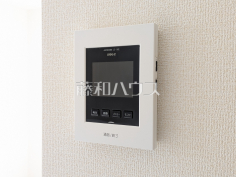 3号棟　TVモニター付きインターホン　【立川市上砂町３丁目】防犯に役立つTVモニター付きインターホン