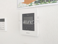 TVモニター付インターホン　【東大和市清水４丁目】不在時の訪問者が一目でわかる、録画機能付きTVモニターホン