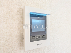 TVモニター付インターホン　【国立市富士見台１丁目】不在時の訪問者が一目でわかる、録画機能付きTVモニターホン