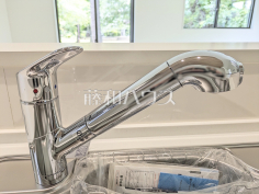 2号棟　浄水器一体型水栓　【日野市日野本町３丁目】 いつでもおいしいお水が飲める浄水器一体型水栓も完備 