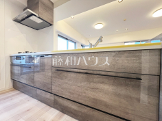 システムキッチン【ジェイシティ千歳烏山】使いやすくスタイリッシュなシステムキッチンには、毎日お使いになる方の視点が存分に活かされています。　