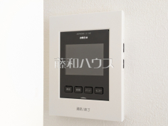 TVモニター付インターフォン　【富士見市上沢３丁目】防犯に役立つTVモニター付インターフォン