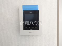 1号棟　TVモニター付インターフォン　【府中市新町２丁目】防犯に役立つTVモニター付インターフォン

