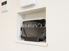 ２号棟　インターホン　【武蔵村山市伊奈平６丁目】24時間防犯カメラ機能付きインターホン。