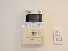 TVモニター付インターフォン　【ベルジュール府中3】防犯に役立つTVモニター付インターフォン