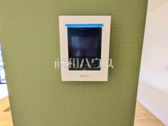 2号棟　TVモニター付きインターホン　【福岡市西区上山門２丁目】防犯に役立つTVモニター付インターフォン訪問者がわかるTVモニター付インターホンは、お子様のお留守番にも活躍するかも？！