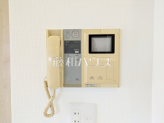 TVモニター付インターフォン　【レーベンハイム東伏見弐番館】防犯に役立つTVモニター付インターフォン