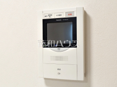 TVモニター付インターホン　【シティヴェールふじみ野三番館】防犯に役立つTVモニター付インターフォン