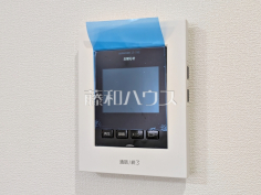 TVモニター付インターホン　【朝霞市田島２丁目】防犯に役立つTVモニター付インターフォン