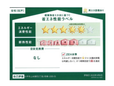 省エネ性能ラベル　【小平市上水南町２丁目】