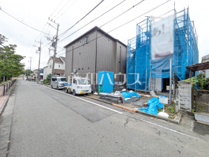 接道状況および現場風景