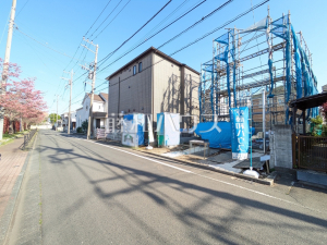 接道状況および現場風景