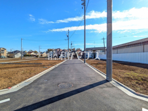 接道状況および現場風景